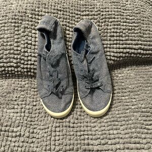 Mad Love Denim Slip-On Shoes with Laces
